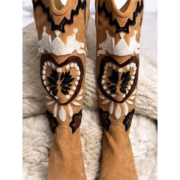 Free People Roundhouse Stitch Boot 36.5 Size 6.5 - Picture 4 of 11